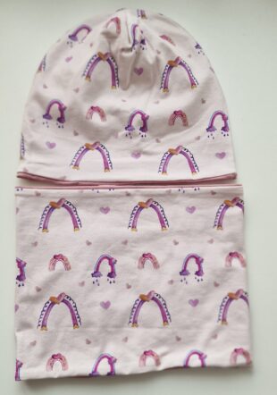 Set Wendebeanie mit passendem Loop