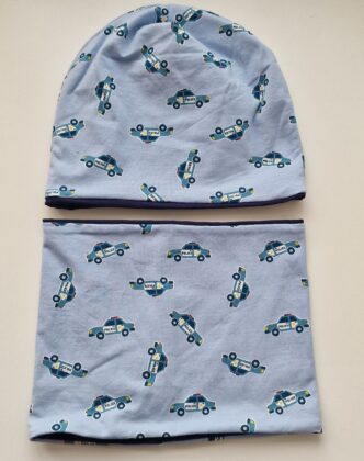 Set Wendebeanie mit passendem Loop