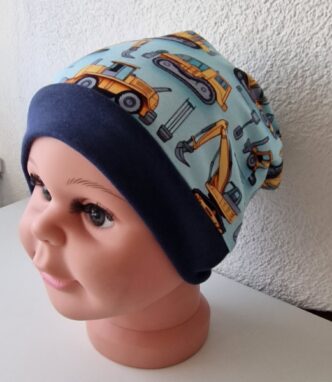 Übergangsbeanie einlagig mit Bund KU 48